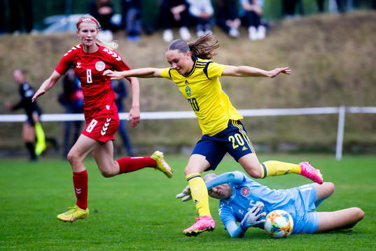 Sveriges Nova Rolfsson och Danmarks Mathilde Kristiansen