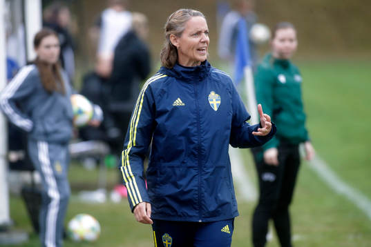 Sveriges förbundskapten Lovisa Dalby