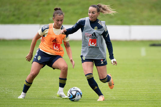 Julia Zigiotti Olme and Kosovare Asllani