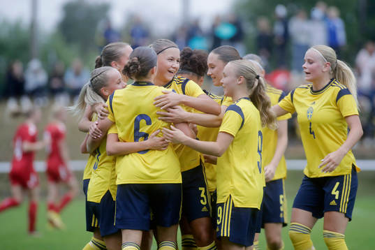 Sveriges Alice Broman jublar