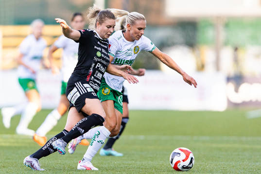 Piteås Fanny Andersson och Hammarbys Jonna Andersson