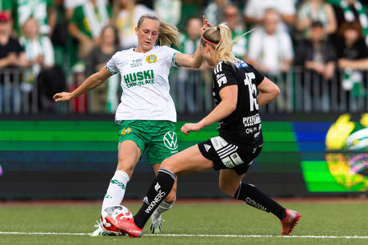 Hammarbys Ellen Wangerheim och Piteås Ellen Löfqvist