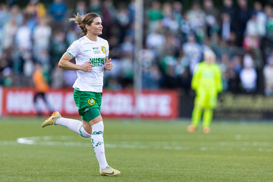 Hammarbys Hanna Folkesson blir inbytt