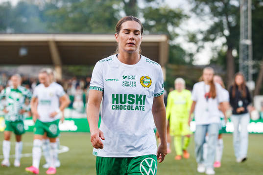 Hammarbys Hanna Folkesson kliver av