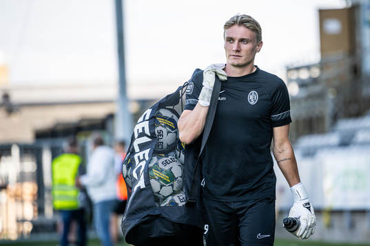 Landskronas målvakt Svante Hildeman