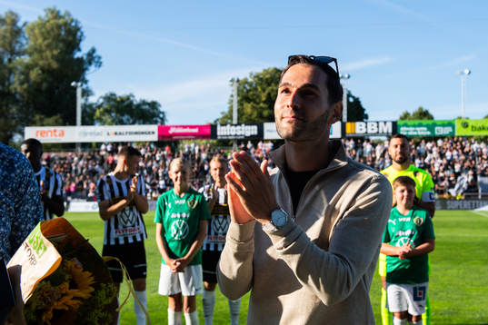 Landskronas Alexander Tkacz tackas av