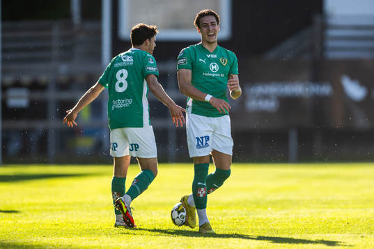 Jönköpings Södras Samuel Adrian och Adam Ben Lamin