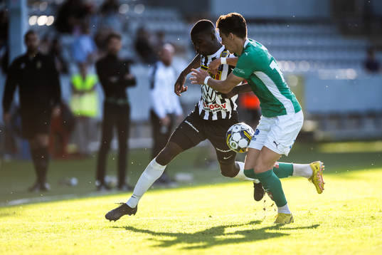 Landskronas Ousmane Diawara och Jönköpings Södras Adam