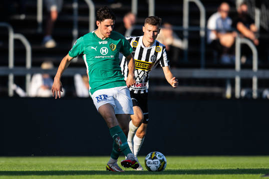 Jönköpings Södras Samuel Adrian och Landskronas Robin
