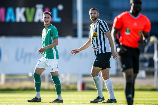 Jönköpings Södras Taylor Silverholt och Landskronas Erik