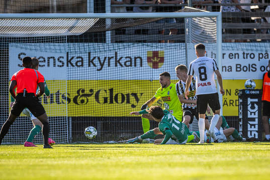 Landskronas målvakt Amr Kaddoura
