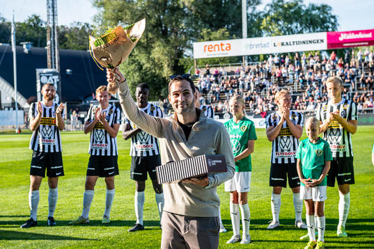 Landskronas Alexander Tkacz tackas av