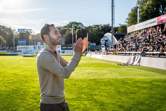 Landskronas Alexander Tkacz tackas av
