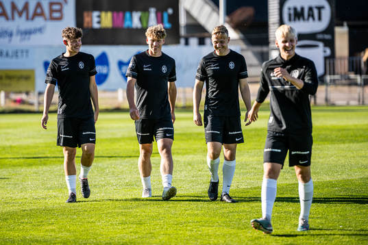 Landskronas Max Nilsson, Gustaf Bruzelius, Jesper Strid och