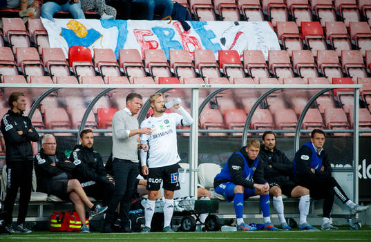 Örebros huvudtränare Christian Järdler och Sebastian