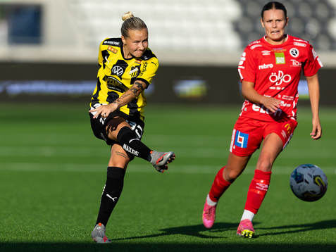 Häckens Marika Bergman Lundin med ett skott