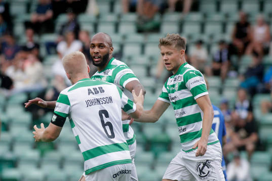 Västerås SKs Jabir Abdihakim Ali jublar