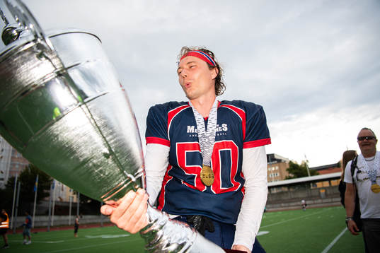 Stockholm Mean Machines Vidar Gjermstad jublar