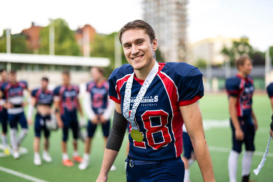 Stockholm Mean Machines spelare jublar