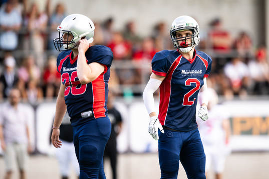 under SM-finalen i Amerikansk Fotboll mellan Stockholm Mean