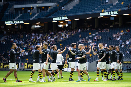 AIKs Sotirios Papagiannopoulos, John Guidetti och Alexander