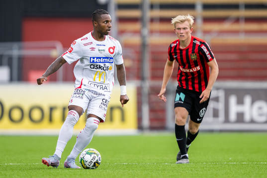 Degerfors Joseph-Claude Agyeman Gyau och Brommapojkarnas
