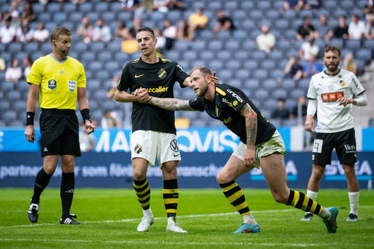 AIKs Dino Besirovic och John Guidetti