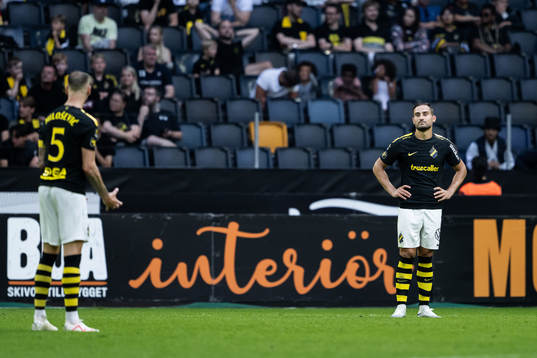 AIKs Alexander Milosevic och Alexander Milosevic deppar