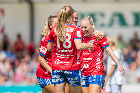 Vittsjös Jutta Rantala jublar