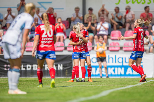 Vittsjös Jutta Rantala jublar