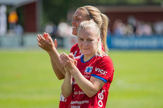 Vittsjös Jutta Rantala jublar