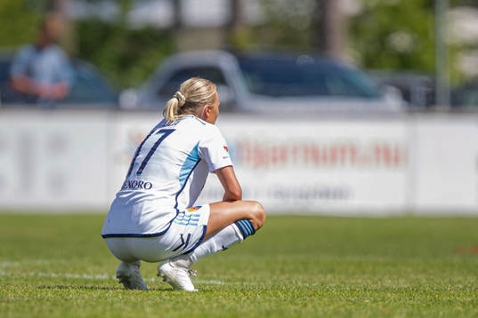 Djurgårdens Sara Lilja Vidlund deppar