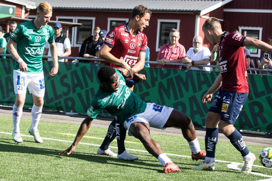 Örgrytes Amel Mujanic och Brages Kevin Appiah Nyarko
