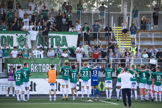 Brages spelarna jublar