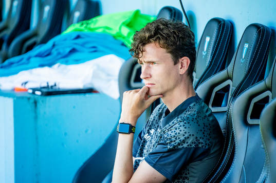 Malmö FFs assisterande tränare Martin Falk innan
