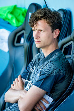 Malmö FFs assisterande tränare Martin Falk innan