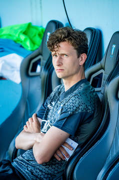 Malmö FFs assisterande tränare Martin Falk innan