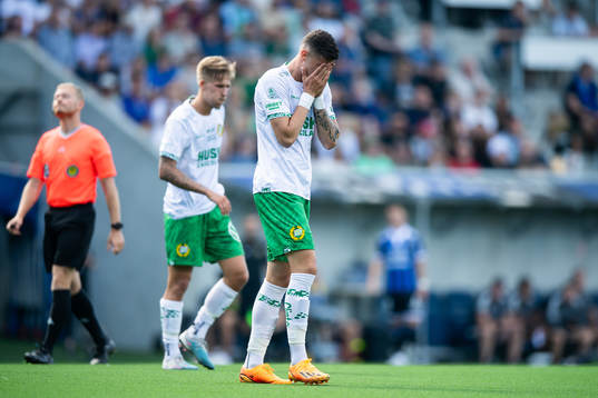 Hammarbys Viktor Djukanovic deppar