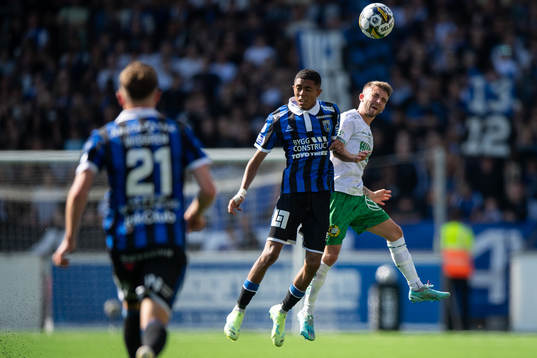 Sirius Tashreeq Matthews och Hammarbys Anton Kralj