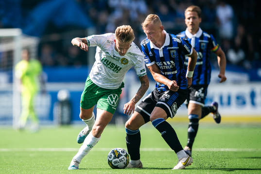 Hammarbys Fredrik Hammar och Sirius Jakob Voelkerling