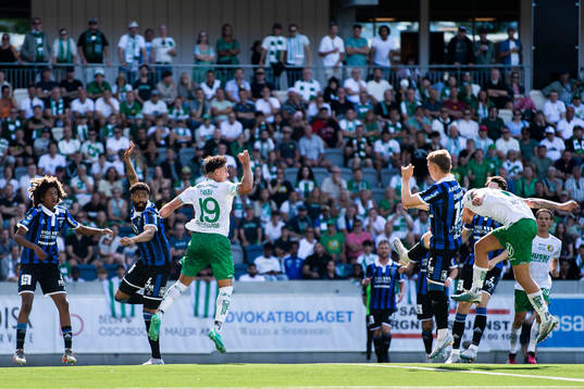 Hammarbys Jusef Erabi och Fredrik Hammar
