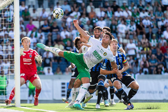 Hammarbys Jusef Erabi och Sirius Daniel Stensson