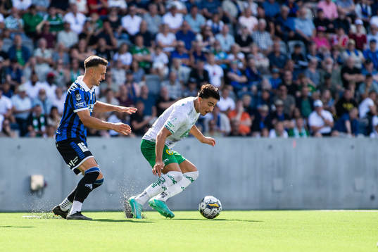 Sirius Henrik Castegren och Hammarbys Jusef Erabi