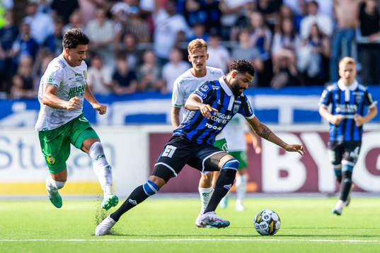 Hammarbys Jusef Erabi och Sirius Kristopher Da Graca