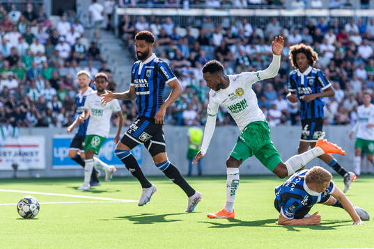 Sirius Kristopher Da Graca och Hammarbys Shaquille Pinas