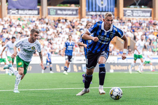 Hammarbys Anton Kralj och Sirius Jakob Voelkerling Persson
