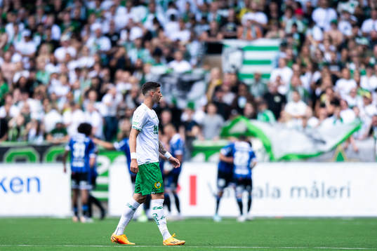 Hammarbys Viktor Djukanovic deppar