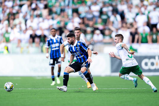 Sirius André Alsanati och Hammarbys Anton Kralj