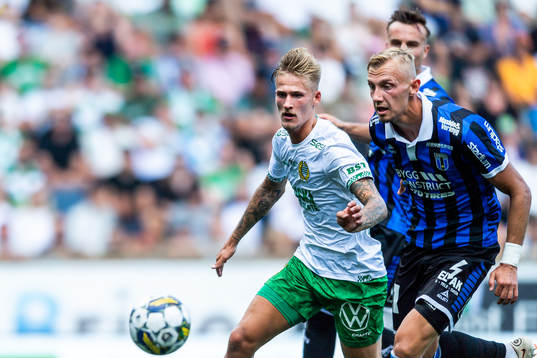 Hammarbys Fredrik Hammar och Sirius Jakob Voelkerling