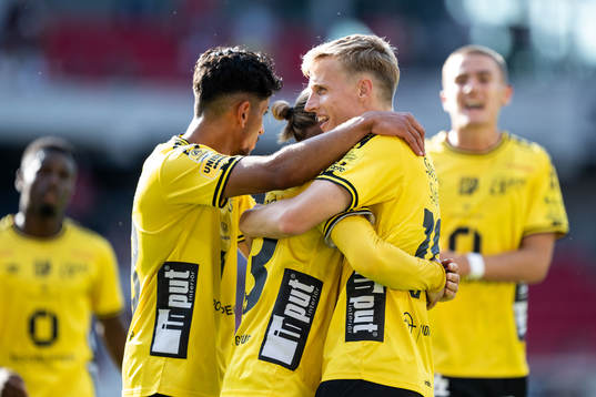 Elfsborgs spelare jublar